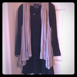 OS convertible vest- taupe